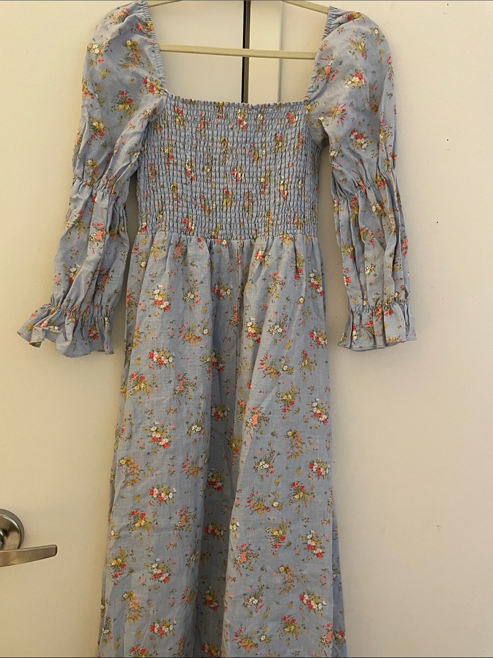 Reformation Hyland Linen Midi Dress M EUC - Picture 8 of 9